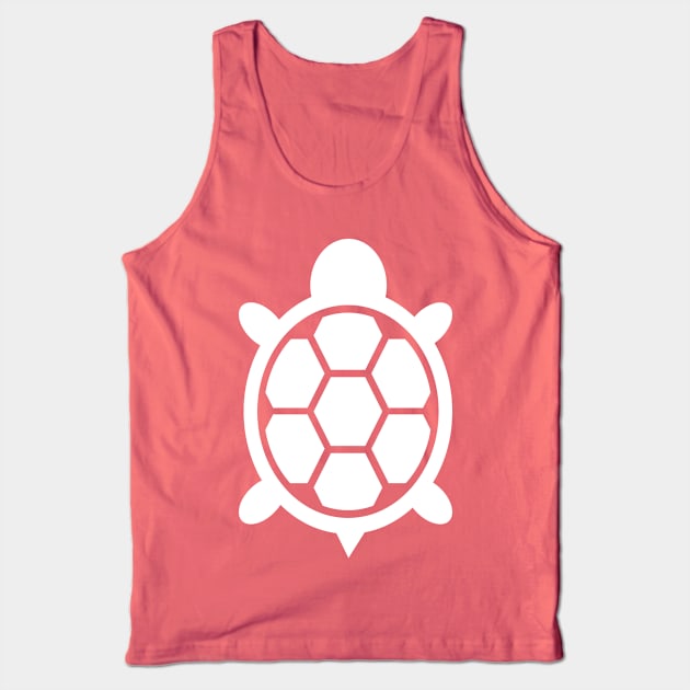 Minimalist Turtle Design Tank Top by InvesTEEgator1